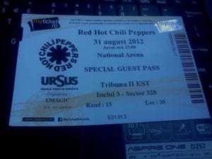red hot chili peppers romania